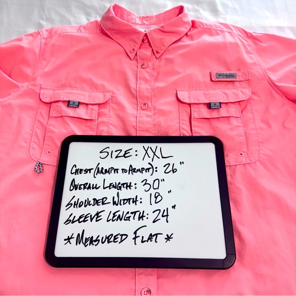 Columbia Women’s Coral Casual Button Down Shirt, XXL, EUC - Picture 7 of 8